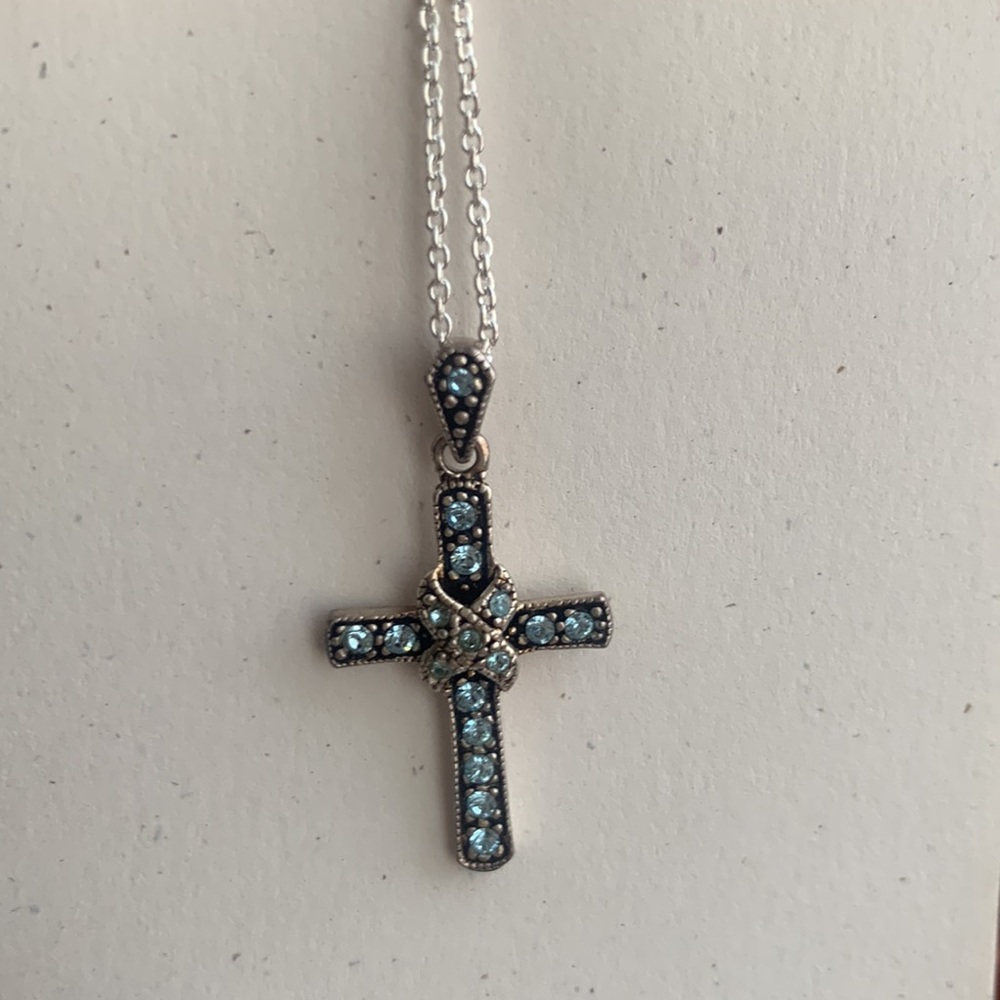 925 Sterling Silver Cross Necklace
